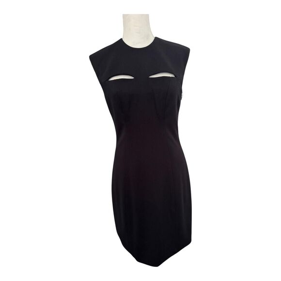 Deity New York Dresses & Skirts - Deity New York Dress Women's 4 Black Sleeveless Sheath Cut Out Front
